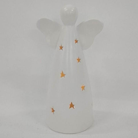 Ceramic Angel W/ Led