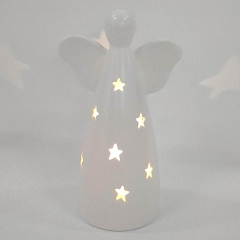 Ceramic Angel W/ Led