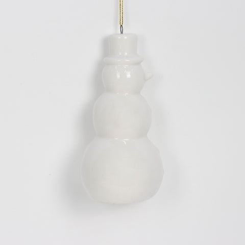 Christmas Ceramic Snowman Ornament