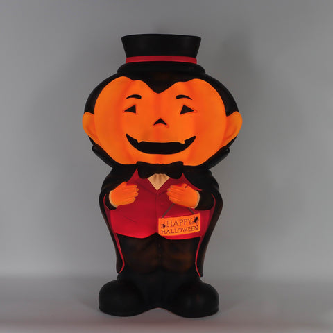 Halloween Vampire Blow Mold with LED Light – Indoor/Outdoor Lighted Decoration – Spooky Halloween Decor