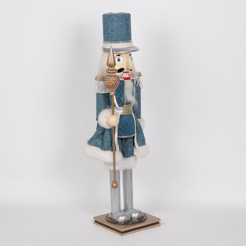 Christmas 7.5*7.5*32.0''Blue Nutcracker Décor