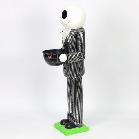 The Nightmare Before Christmas Inspired Jack with Light up Eyes and Candy Bowl - Yard Decoration  – Perfect Trick or Treat Halloween Decor