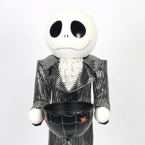 The Nightmare Before Christmas Inspired Jack with Light up Eyes and Candy Bowl - Yard Decoration  – Perfect Trick or Treat Halloween Decor