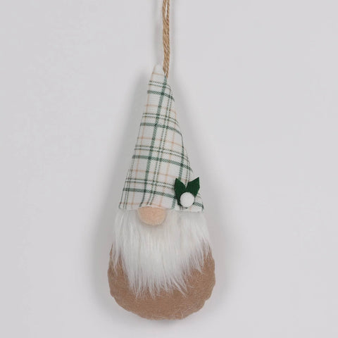 Christmas Cmas Soft Gnome Orn Tgi - Plaids Hat