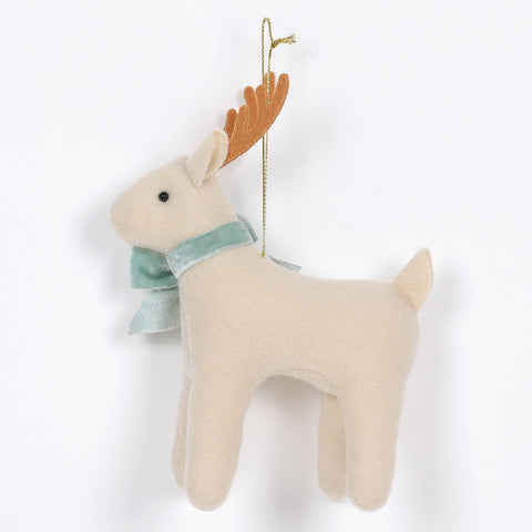 Jm Fabric Deer Orn