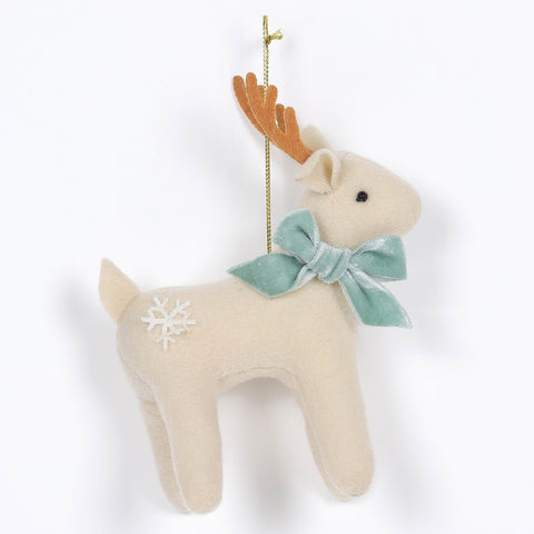 Jm Fabric Deer Orn