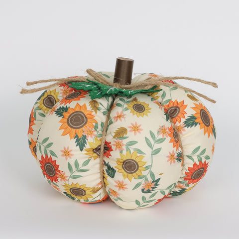Harvest Fabric Pumpkin Decor