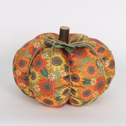 Harvest Fabric Pumpkin Decor