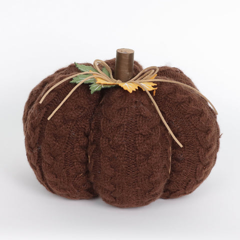 Harvest Black Fabric Pumpkin Decor