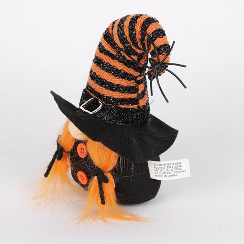 Mini Halloween Gnome Assortment | Spooky Fabric Decor | Festive Figurines