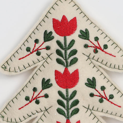 Christmas Fabric Tree Ornament