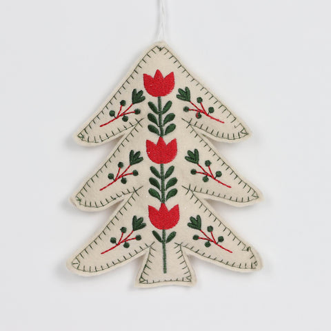 Christmas Fabric Tree Ornament