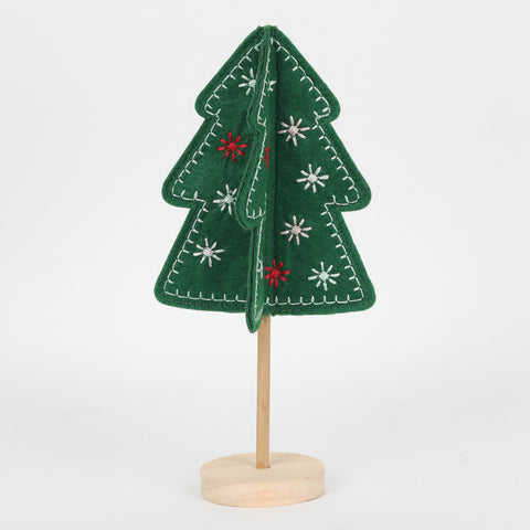 9In Fabric Grn Tree Tt