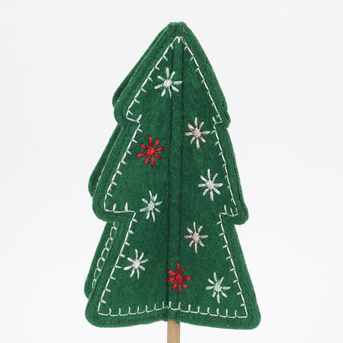 9In Fabric Grn Tree Tt