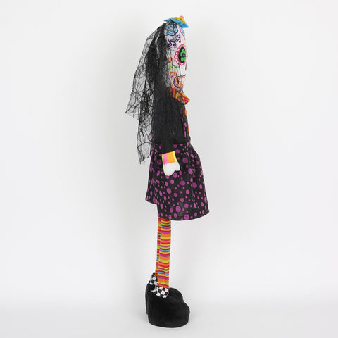 7.5*3.0*28.0''Halloween Dod Female Skeleton Décor