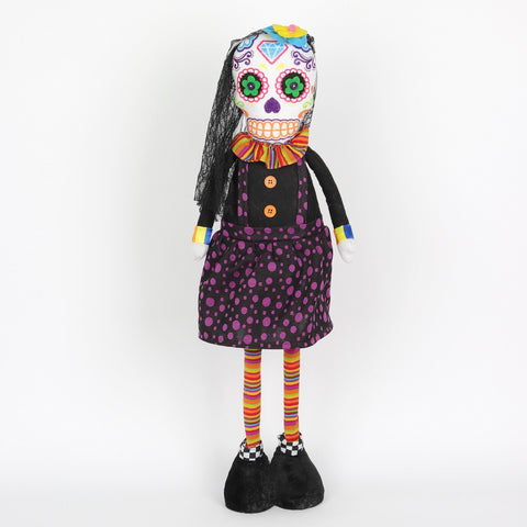 7.5*3.0*28.0''Halloween Dod Female Skeleton Décor