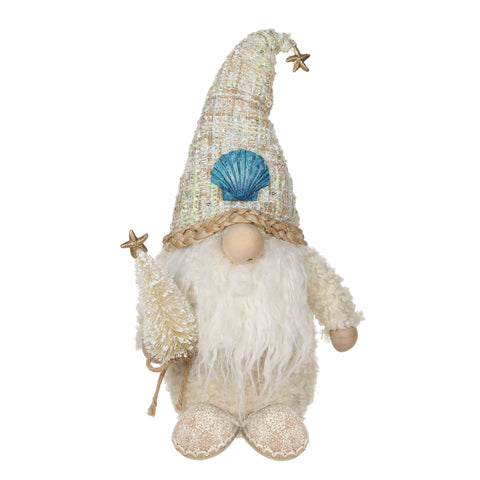 Winter Gnome Christmas Ornament with Star Wand