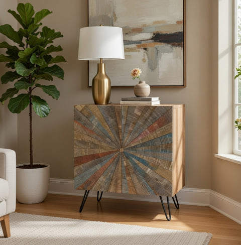 Side Board Cabinet | Mango Wood | 38" L x 16" W x 36" HT