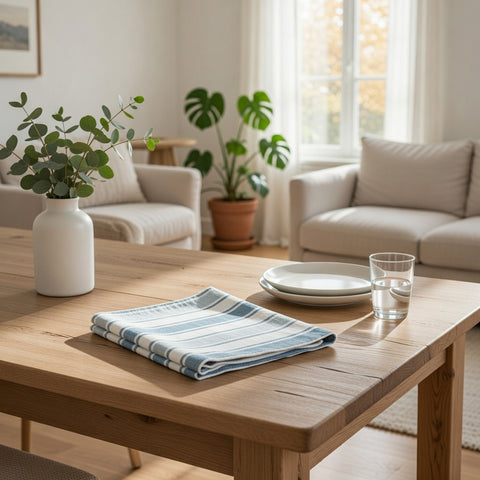 Set of 2 Chandler Stripe Adriatic Napkin 18in. x 18in.