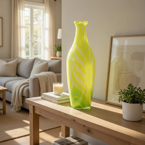 Glass Vase Decoration | Glass Vase | Table Centerpiece