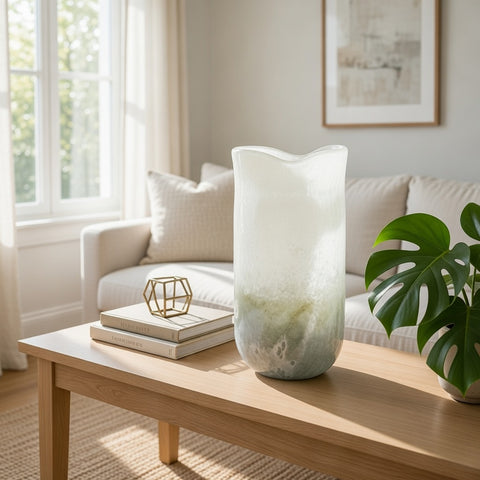 Glass Vase Decor | Glass Vase | Table Centerpiece