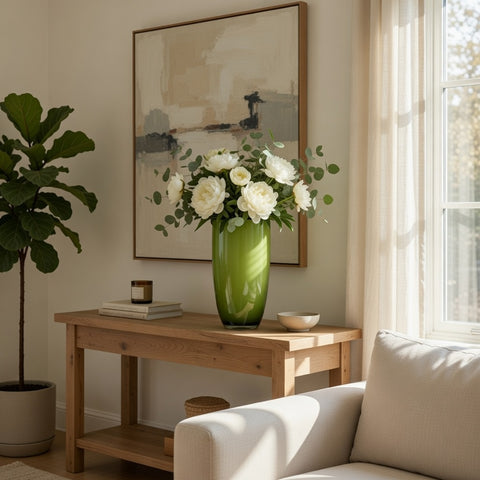 18*36Cm Glass Vase | Glass Vase | Table Centerpiece