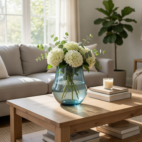 Glass Vase Decoration | Glass Vase | Table Centerpiece