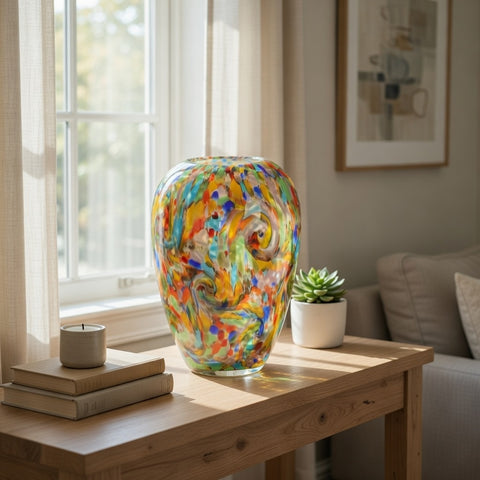 Glass Vase6.5*9" | Glass Vase | Table Centerpiece