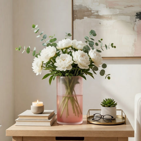 Glass Vase Decoration | Glass Vase | Table Centerpiece