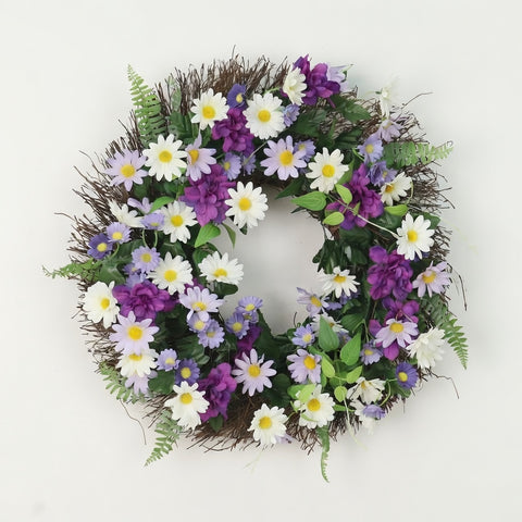 Couronne florale de 23 pouces