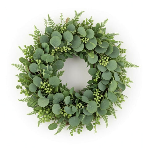 Couronne d'eucalyptus de 18 pouces