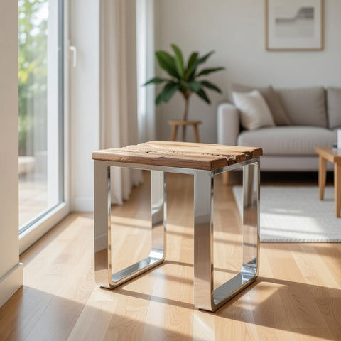 18X18X24" Iron Side Table