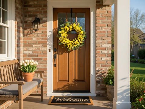 Faux Spring Floral 26 x 6 Inch Wreath