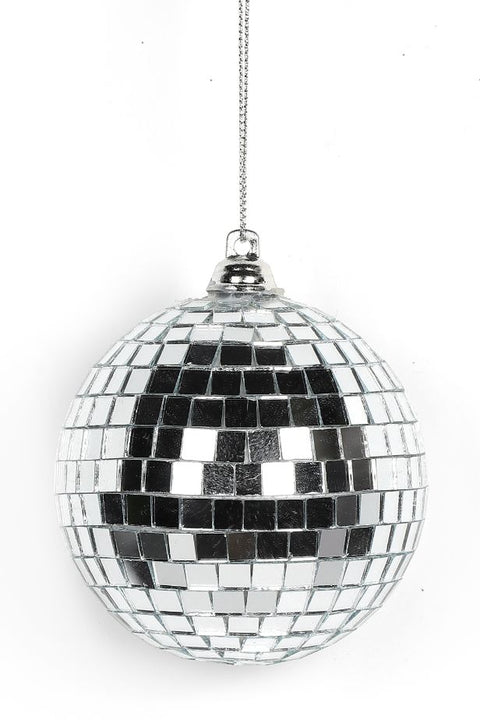 3"Dia Disco Ball Mosaic Mirror Ornament