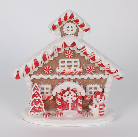 7.75 X 2.5 X 8.25"H Gingerbread House Table Decor