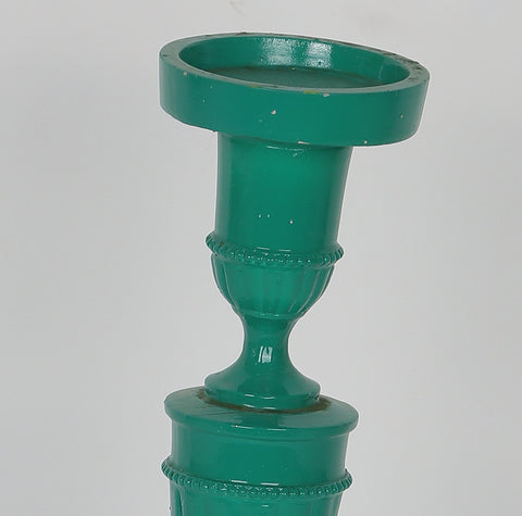 3.75''*3.75''*9.5'' Green Candle Holder Décor