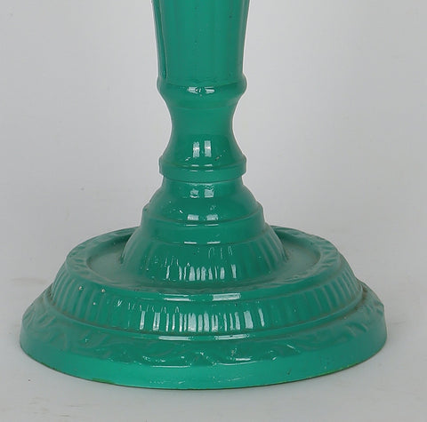 3.75''*3.75''*9.5'' Green Candle Holder Décor