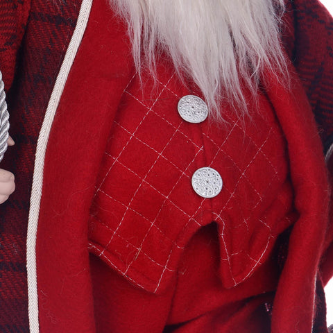 11*8*18'' CHRISTMAS RED SANTA DÉCOR