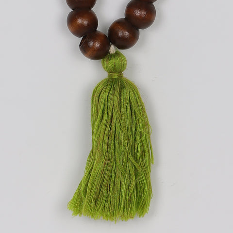 15'' . Bead+Knitting Wool Hanging