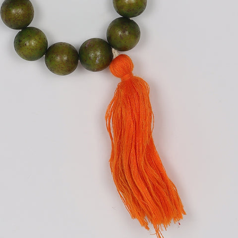 16'' . Bead+Knitting Wool Hanging