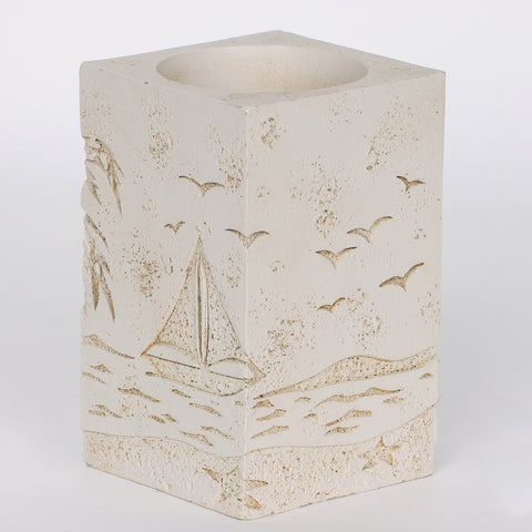 3.5*3.5*4''Resin Candle Holder Décor