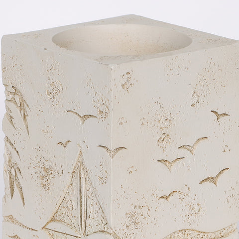 3.5*3.5*4''Resin Candle Holder Décor
