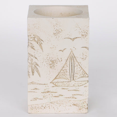 3.5*3.5*4''Resin Candle Holder Décor