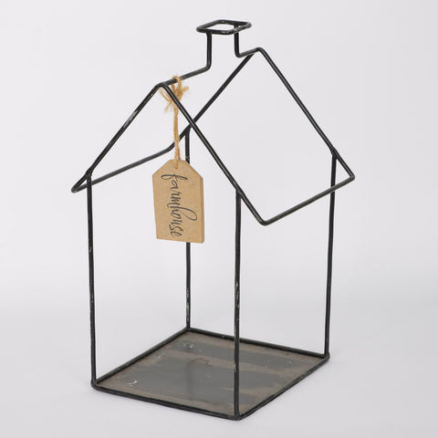 5.5*6.5*10.5'' Metal House Decoration