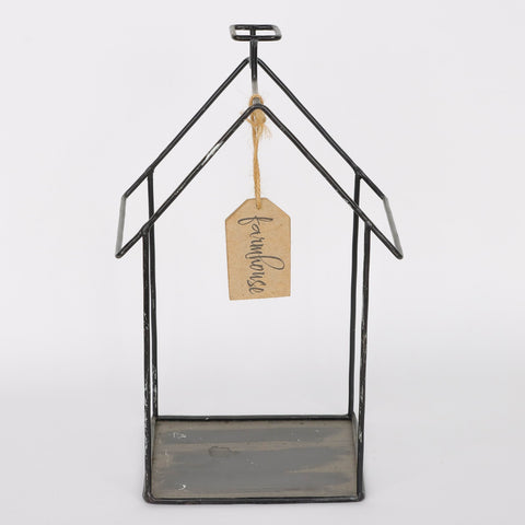 5.5*6.5*10.5'' Metal House Decoration