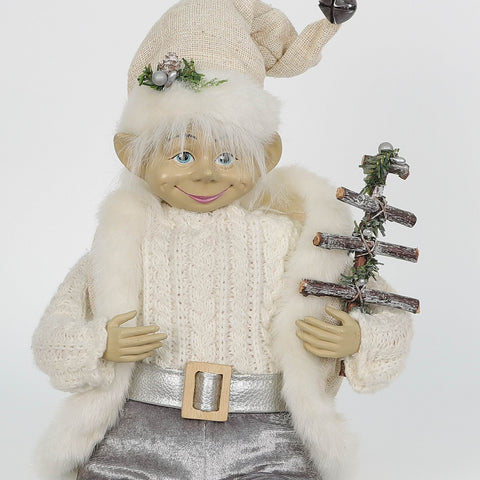 Christmas 9*8*18In Sitting Elf