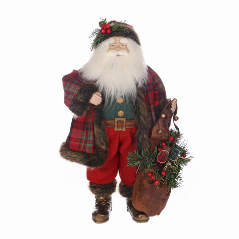 16*10*25'' CHRISTMAS STANDING SANTA DÉCOR