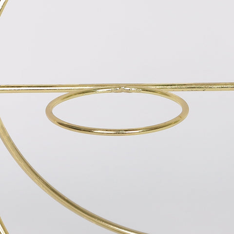 7.75*5.25*9.25''Gold Metal Hanging