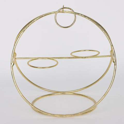 7.75*5.25*9.25''Gold Metal Hanging