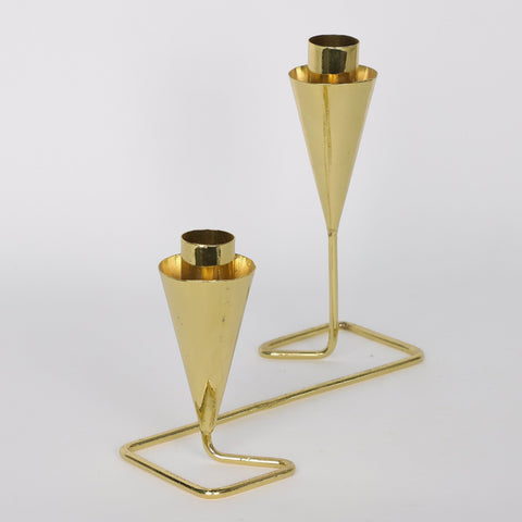 8.5*3*6''Gold Candle Holder
